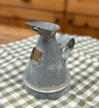 Load image into Gallery viewer, Vintage Galvanised Oil Jug/Conical