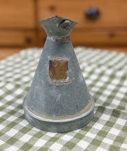 Load image into Gallery viewer, Vintage Galvanised Oil Jug/Conical