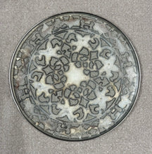 Load image into Gallery viewer, Vintage 6" Webster Co Silver Overlay &amp; Glass Table Trivet