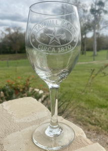 StarHill Farms Wine Glass